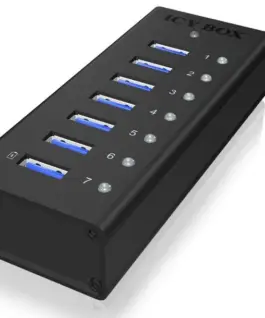 IcyBox IB-AC618 active 7 port USB Hub
