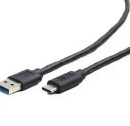 Gembird USB 3.0 type C кабел AM/CM/0.1m/черен