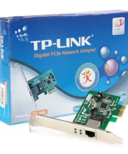 Mрежовa картa NIC TP-Link TG-3468 32-bit Gigabit PCIe Network Adapter Realtek RTL8168B 10/100/1000Mbps RJ45 port Auto