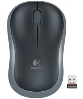 Безжична мишка Logitech M185 сива 910-002238