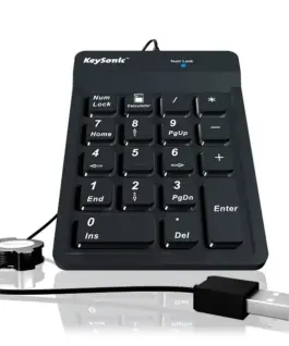 Alternative view of KEYSONIC Keyboard ACK-118BK2 dust-and waterproof IP64