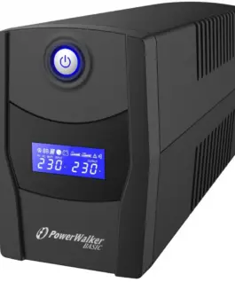 PowerWalker UPS Line-In 600VA STL FR 2x PL 230V USB RJ1
