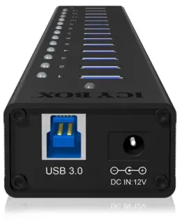 IcyBox IB-AC6113 active HUB/Aluminium