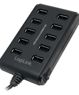 LogiLink 10-Ports Hub USB2.0 with on / off switch