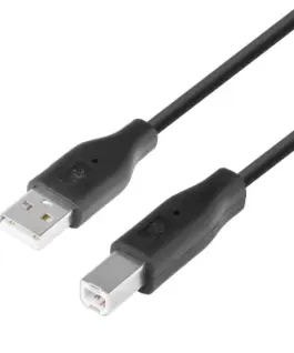 TB USB AM-BM кабел 1.8 черен