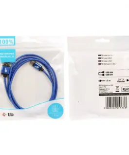 TB USB – USB C кабел 1.5 m navy blue