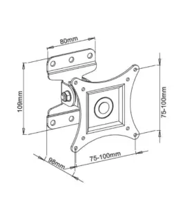 Techly Wall mount for TV LCD/L ED 13-30inch 23kg VESA