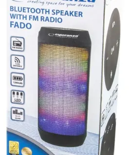 Esperanza Speaker FADO bluetooth with LED