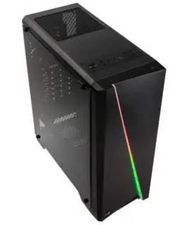 Alternative view of AeroCool Компютър case PGS CYLON RGB ADVANCE черен/USB3/ATX
