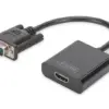Digitus VGA-HDMI конвертор FHD audio 3.5mm