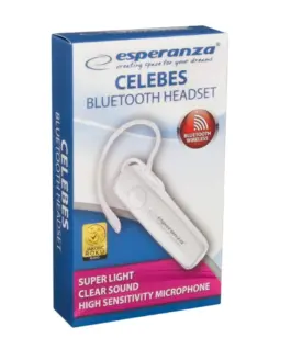 Esperanza Blurtooth earphone Celebes бял