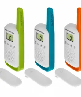 Alternative view of Motorola Walkie Talkie TLKR T42 triple pack