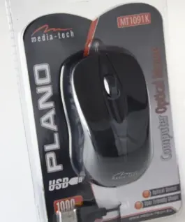 Alternative view of Media-Tech Optical мишка Plano черен