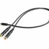 Gembird адаптер audio microphone 3.5mm minijack 4PIN 0.2m