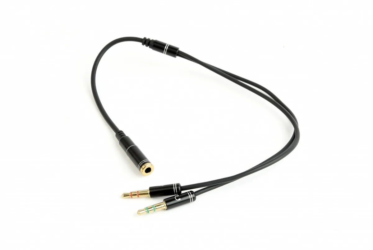 Gembird адаптер audio stereo 3.5mm minijack 4PIN 0.2m