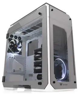 Thermaltake Case View 71 Riing Tempeчервен Glass E-ATX Full Tower - Snow Edition