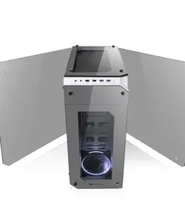 Thermaltake Case View 71 Riing Tempeчервен Glass E-ATX Full Tower - Snow Edition - Image 3