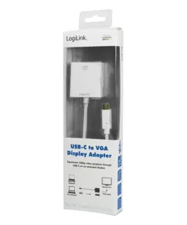 LogiLink USB-C 3.1 to VGA адаптер Mac OSX Chrome OS