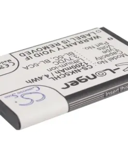Alternative view of Батерия за телефон CAMERON SINO BL-5C, за Nokia 105 2700 3110 5130 6230 E50, 3.7V, 1200mAh