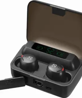 СЛУШАЛКИ SANDBERG Wireless Earbuds + Powerbank - Black - PN 126-38