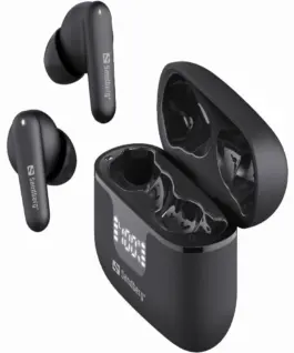 СЛУШАЛКИ SANDBERG Wireless Earbuds ANC+ENC – Black – PN