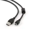 Gembird кабел Mini USB 2.0 CANON (with ferrite) 1.8m bla
