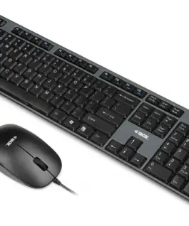 iBOX Set клавиатура + мишка IKMS606 черен (USB 2.0; (US); черен optical; 800