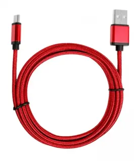 TB кабел USB – USB C 1.5 m ruby tape