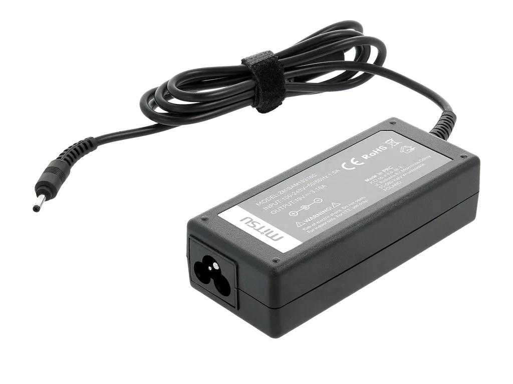 Mitsu Power адаптер 19V 3.16A (3.0x1.1) - Samsung 60W - Image 2