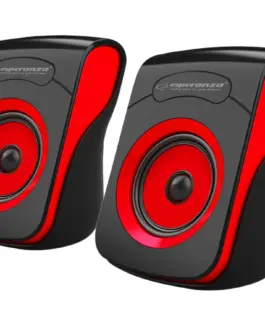 Esperanza Speakers 2.0 USB FLAMENCO черен-червен