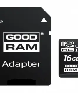 Alternative view of GOODRAM Card microSDHC 16GB CL10 + адаптер