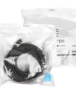 TB кабел HDMI v2.0 10m. gilded