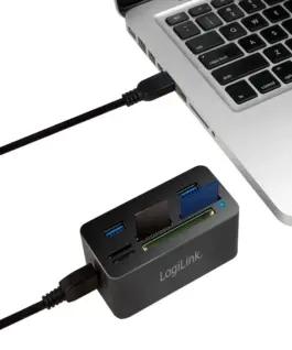LogiLink USB 3.0 Hub with all in one card reader