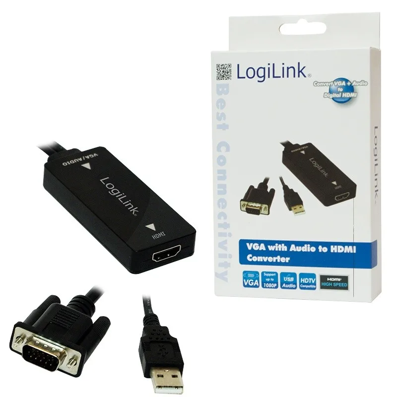 LogiLink VGA with Audio to HDMI конвертор
