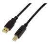 LogiLink Active repeater кабел USB 2.0 AM/BM 10m черен