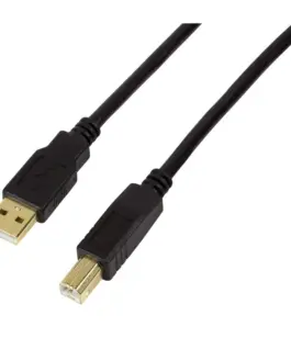 LogiLink Active repeater кабел USB 2.0 AM/BM 10m черен