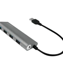 Alternative view of LogiLink Hub USB 3.0, 4-port with aluminum casing