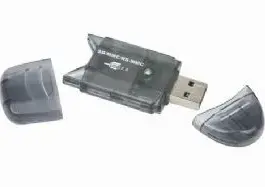 Alternative view of Gembird USB mini card reader/writer