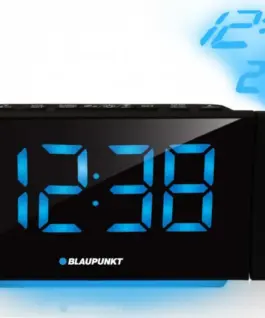 Alternative view of Blaupunkt Clock radio with projection and USB charging CRP81USB
