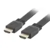 Lanberg кабел HDMI-HDMI v2.0 5m черен flat