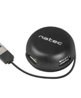 Natec Hub USB 4 port Bumblebee USB 2.0 черен