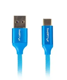 Alternative view of Lanberg кабел USB CM - AM 2.0 1m син 5A, full copper