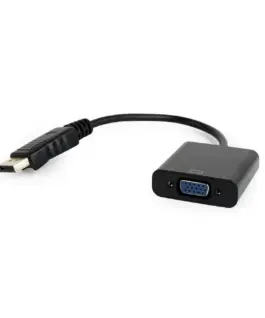 Gembird адаптер DisplayPort to VGA черен