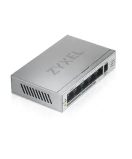 Alternative view of Zyxel Switch GS1005-HP 5 Port Gigabit PoE + unmanaged desktop 60W
