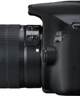 Alternative view of Canon Aparat lustrzanka EOS 2000D черен + Obiektyw 18-55 IS + Akumulator LP-E10 EU26 2728C010