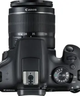 Canon Aparat lustrzanka EOS 2000D черен + Obiektyw 18-55 IS + Akumulator LP-E10 EU26