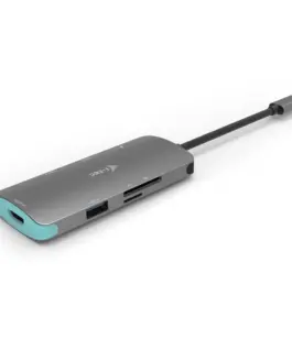 i-tec USB-C Metal Nano Docking Station 1x HDMI 4K Ultra HD 3840 x 2016 @ 30Hz 1x SD reader 1x micro SD card reader 3x USB 3.0 1x USB-C Power