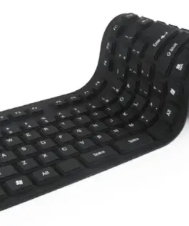 Alternative view of Gembird Silicone клавиатура USB+PS/2 черен