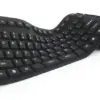 Gembird Silicone клавиатура USB+PS/2 черен