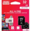 GOODRAM памет card microSDHC 32GB CL10 + адаптер + reader